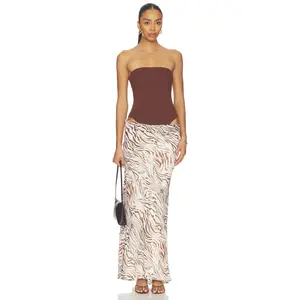 Lovers and Friends Anneli Maxi Dress in Zebra