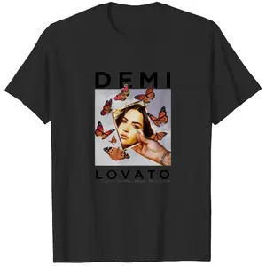 Demi Lovato Photo Butterflies T-Shirt
