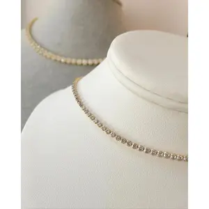 Basic tennis necklaces