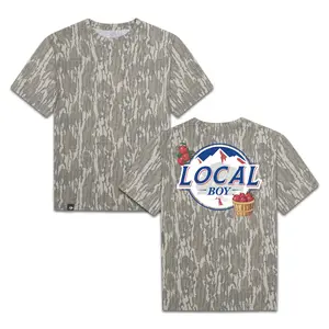 Mossy Oak Bottomland LocalBoy Camo Shirt, Camouflage Bottomland Graphic Shirt LocalBoy Printed