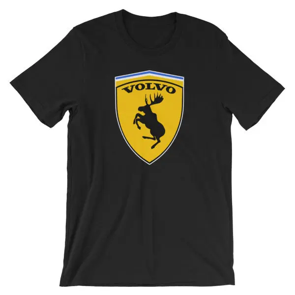 Volvo Prancing Moose Emblem Graphic T-Shirt Sweatshirt Hoodie