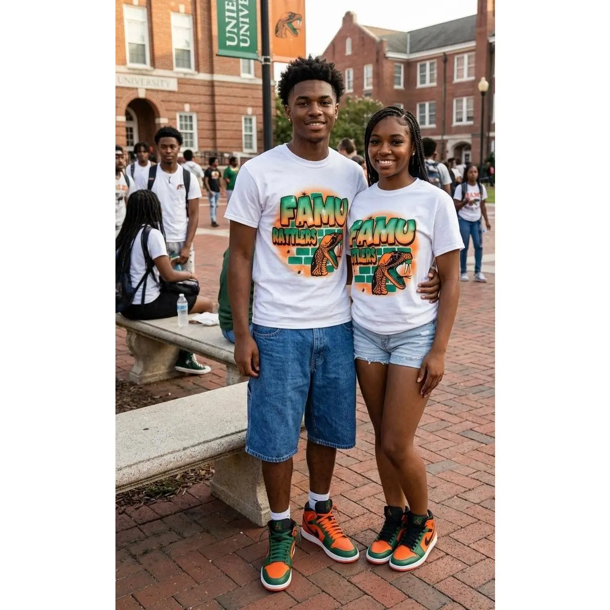 FAMU Rattler Airbrush Graphic T-Shirt