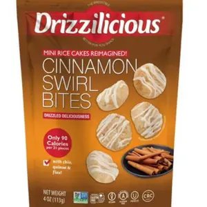 Drizzilicious Cinnamon Drizzled Mini Rice Cake - 4oz