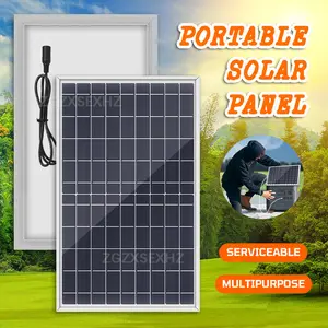 10W Portable Solar Panel with Controller, DC Port, Outdoor, Camping, for Hiking, Cell Phone, Watch, RV, Boat, Camping, Emergency Power Supply, DC Solar Panels