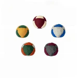 Durable Colorful Hacky Sack Footbags, Soft Plush Kick Balls for All Ages, Great for Travel, School Recess, Relaxing Play and Skill Training