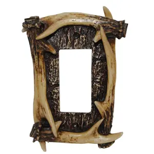 Antler Single Rocker Wall Plate Antler Single Rocker Wall Plate