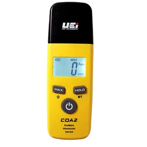 212 MAIN Wireless Carbon Monoxide Detector, CO Sensor with Backlit Display, Alerts, AAA Batteries, and Included App (UEi Test Instruments COA2 Model), Alarm