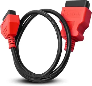 Pin Male to Female OBDII Extension Cable Fit for All Vehicles with OBD Adapters, M .Ft OBD Extension Cable Diagnostic Extender