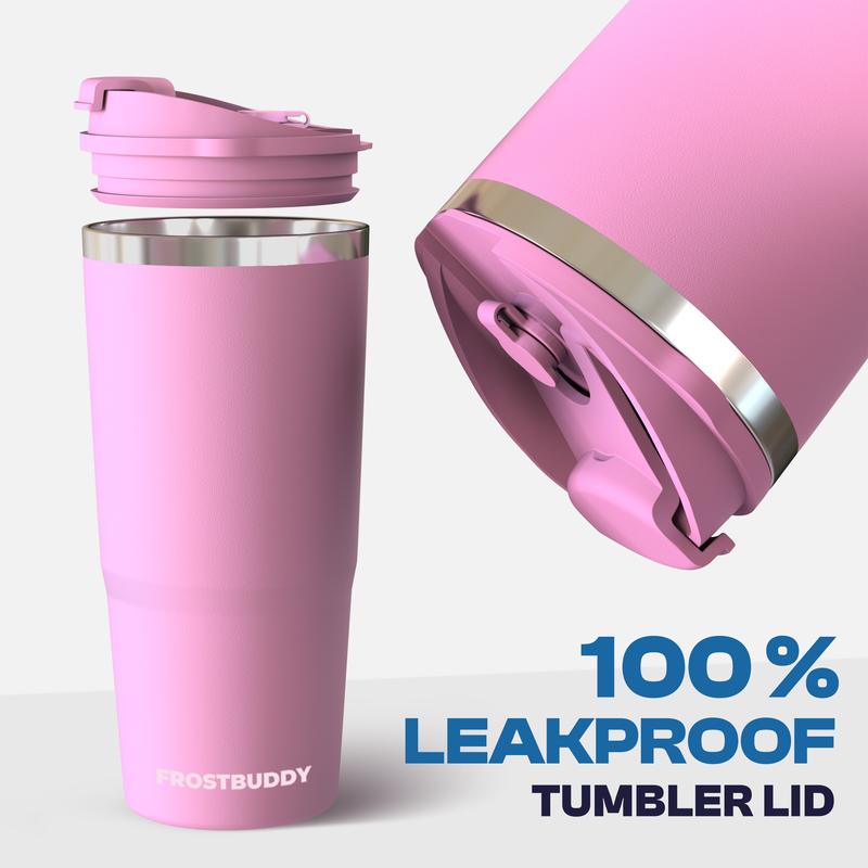 To-Go Buddy - Universal Cup Insulator for to-go cups - Keeps Drinks Hot Cold 12+ Hours - Vacuum Insulated Tumbler
