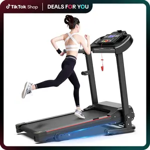 FYC Folding Treadmill with Handle - 2.5HP Electric, 265lb Capacity, Incline, Bluetooth, Fitness Tracking Display, Spacious Running Belt, Home Office Walking Pad | Gym Machines, Walking Pad Treadmills, Home Workout Equipment