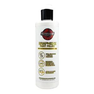 Renegade Products | Graphene + Ceramic Light Paint Polish – Designed for White, Silver & Light-Colored Vehicles | Enhances Gloss, Removes Swirls & Adds Long-Lasting Protection