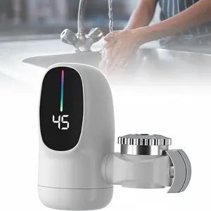 110V Instant Heating Faucet Hot Water Tap Tankless Water Heater Electric Kitchen Faucet Fast Heating Water Heater Tap 3000W