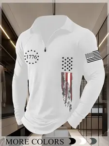 1776 American Heritage Fitted Polo | Patriot & Lifter Identity 🇺🇸💥⚫