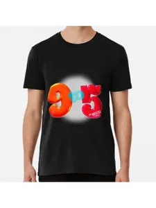 9 to 5 Music Size Personalized Print 3D Printed T-Shirt for Men and Women - Comfortable and Breathable