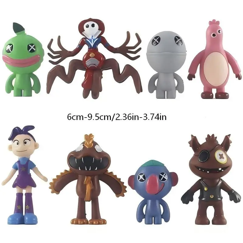 8-Piece Set Dynamic Time Series Collectible Figurines, Cute Cartoon Figurine Display Dolls, Perfect Gift for Fans, Unique Decorative Items, Collectible Figures, Figures Combo, Figurines Collectibles