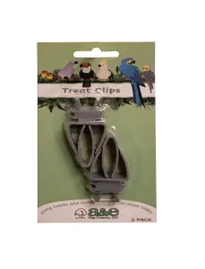 A&E AE9030 - Cuttlebone/Treat Clip (2pack)