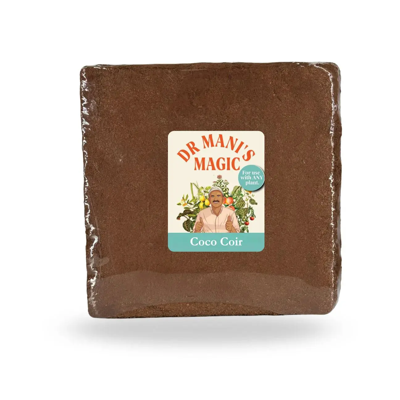 Organic Coco Bricks | Dr Mani's Magic | 80/20 Coir & Fiber Mix | Seed Starter & Soil Amendment