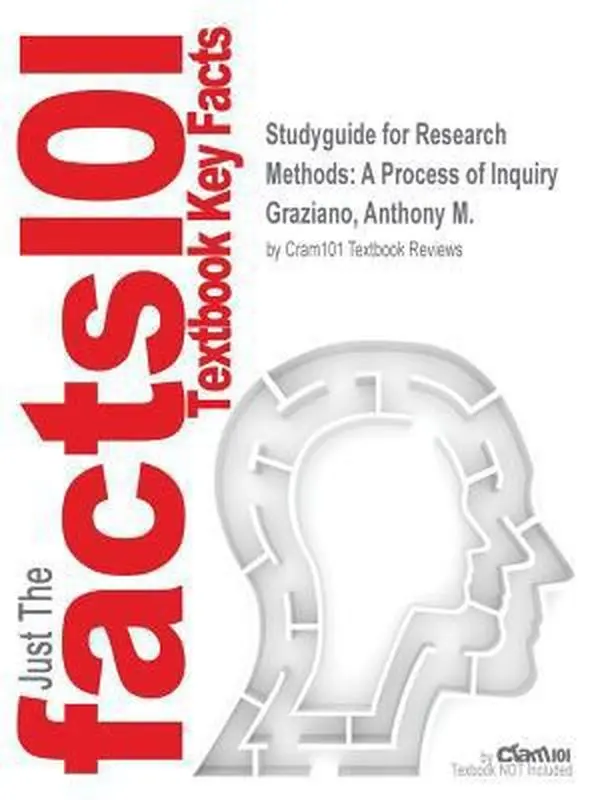 USED-Studyguide for Research Methods: A Process of Inquiry by Graziano, Anthony M., ISBN 9780205907694 by Cram101 Textbook Reviews (Paperback)