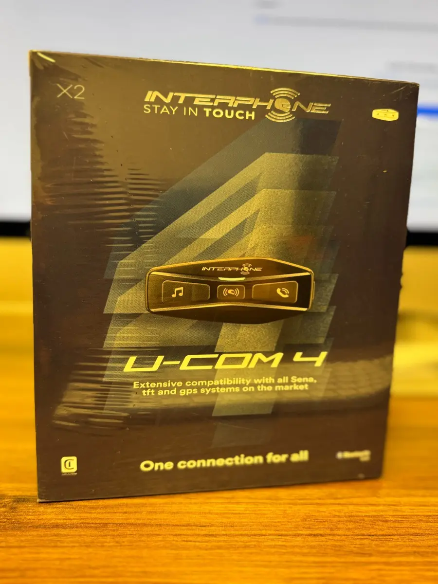 NEW Interphone Ucom 4 Twin Pack Bluetooth Intercom SENA Compatible