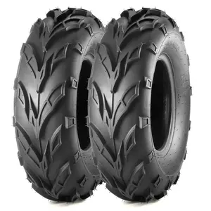 MaxAuto 22x7-10 Sport ATV Quad Tires, 22-7-10 All Terrain Tires, 6Ply, Tubeless, Set of 2