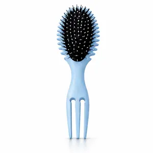 Curling Brush – Anti-Tangle Detangling Hairbrush for 2A–4C Curls, Anti-Frizz Volume Styling Hair Accessory