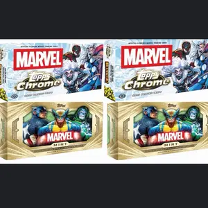 (4 BOX BREAK) 2X Marvel topps chrome 2025, 2x Marvel topps Mint