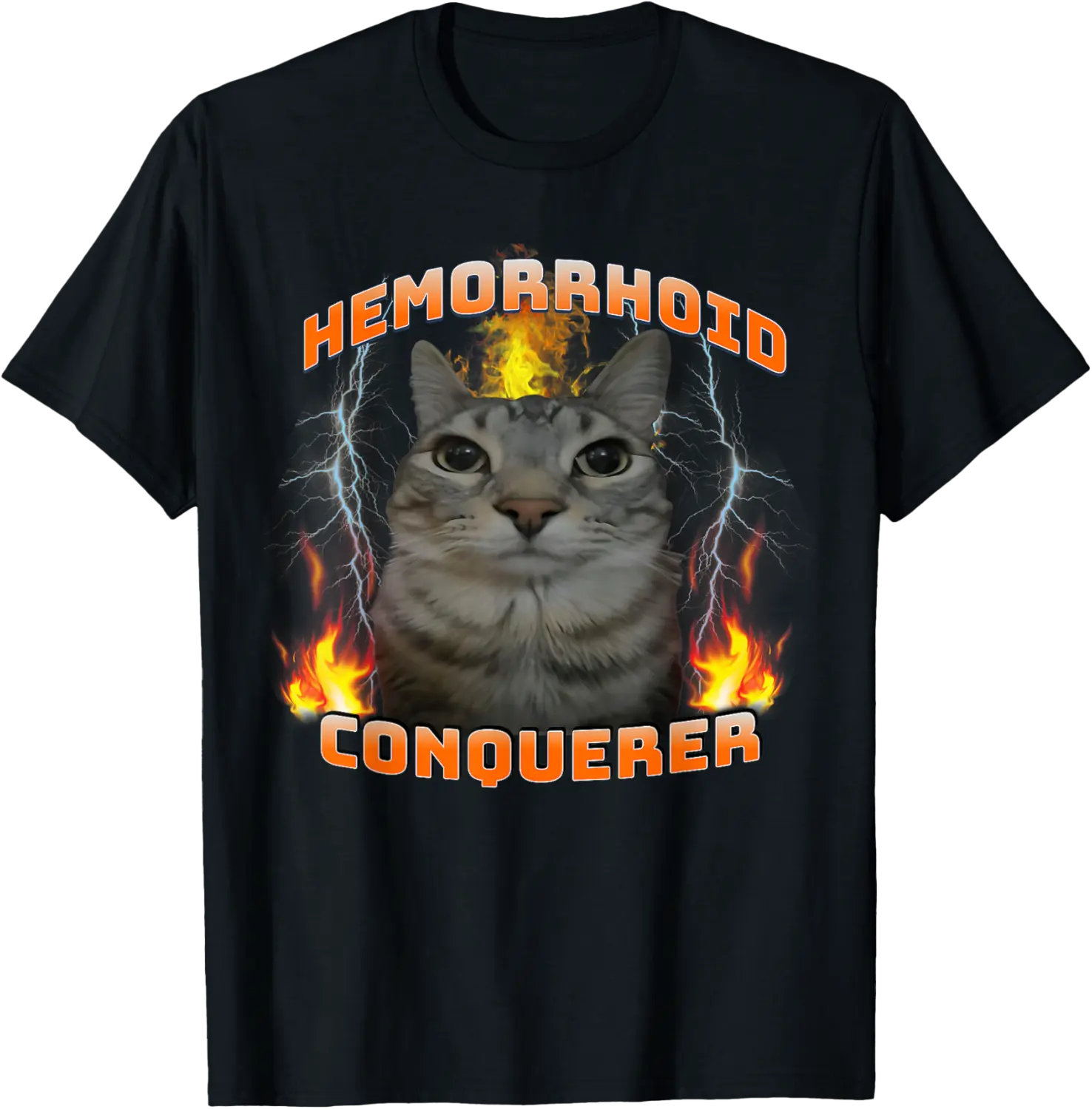 cottagecore Funny silly Oddly Specific hemorrhoid conqueror T-Shirt - Viqarfaroo Shop 88B0DDW332T9