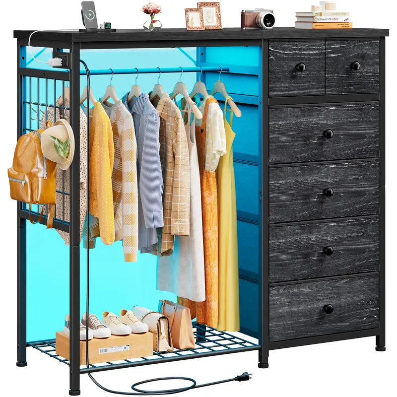 brown crib white dresser - TikTok Shop