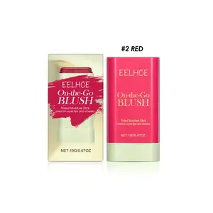 Lightweight Natural Blush Stick, Highlighter Contouring, Waterproof High-Definition Makeup Balm, Perfect for Everyday Use