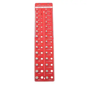 High quality 28 Holes Inch & Metric Screw Nut And Bolt Thread Checker Thread Identifier Gauge