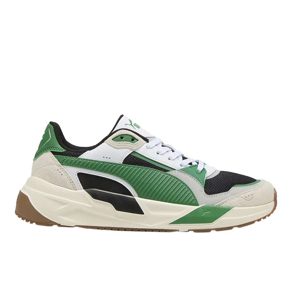 PUMA Mens Trinity 2 Lace Up Sneakers Shoes Casual - Black, Green
