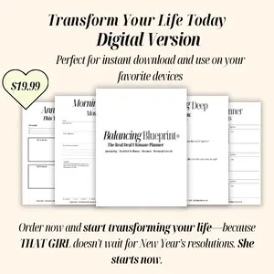 Balancing Blueprint Tablet Planner