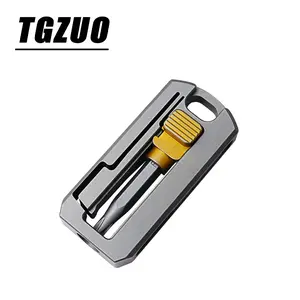 Edc Screwdriver Accessories, Includes Cross and Flat Head Screwdrivers, Compact Size, Easy to Carry, Portable Tool Kit