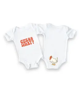 Guess What? Chicken Butt Baby Onesie – Funny Two-Sided Bodysuit for Babies