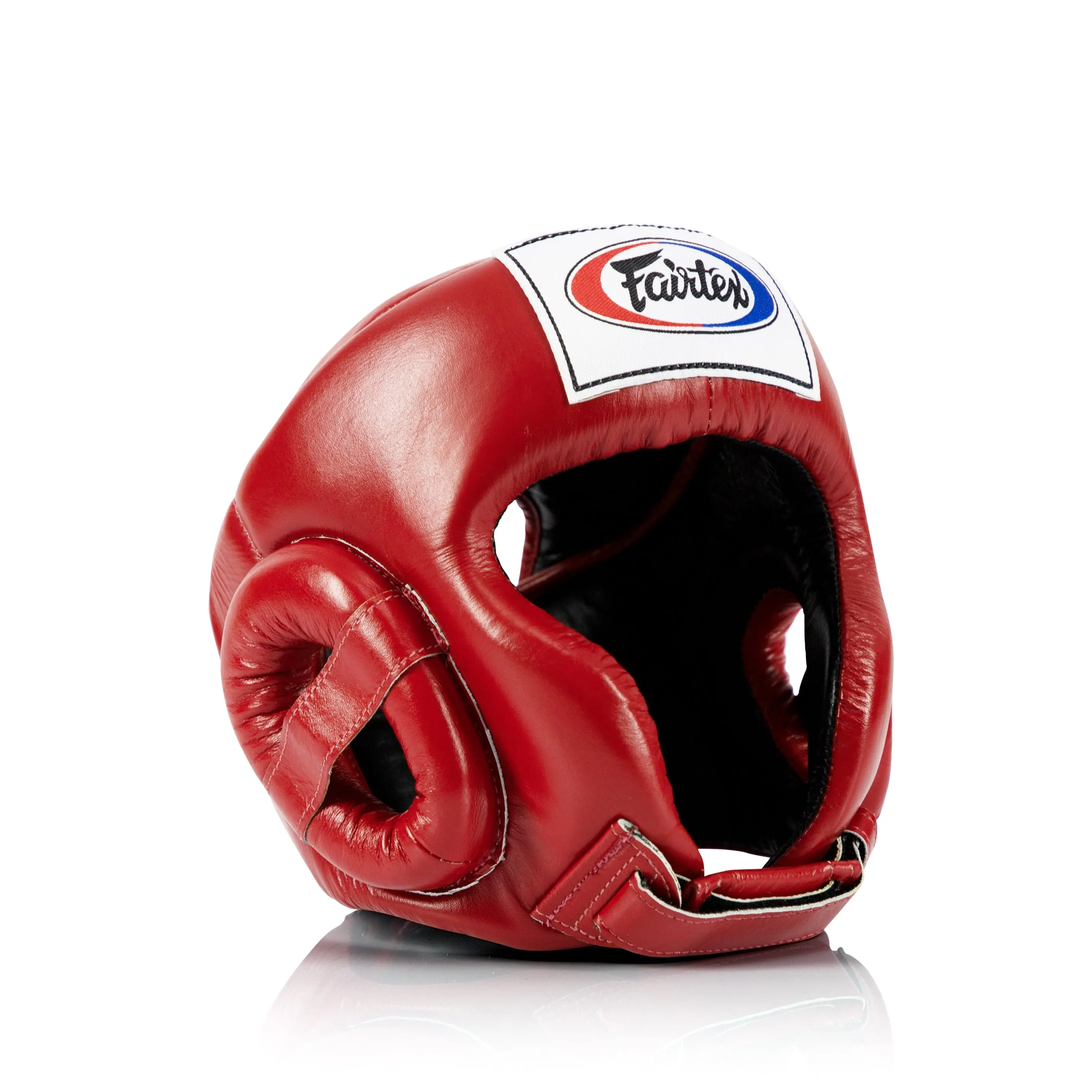 Fairtex HG6 Competition Headguard, Handcrafted Full Head Sports Protective Gear with Triple-Layer Anti Collision Padding, Lightweight for Optimal Visibility