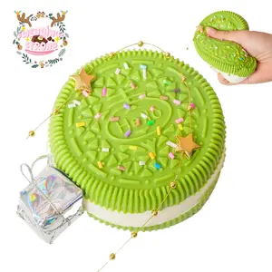 wenqingsquishy - Christmas cookie 【Handmade TabaSquishy】【full silicone rebom squishy】【Fidget Toy】【Squishy Toy】【198g】