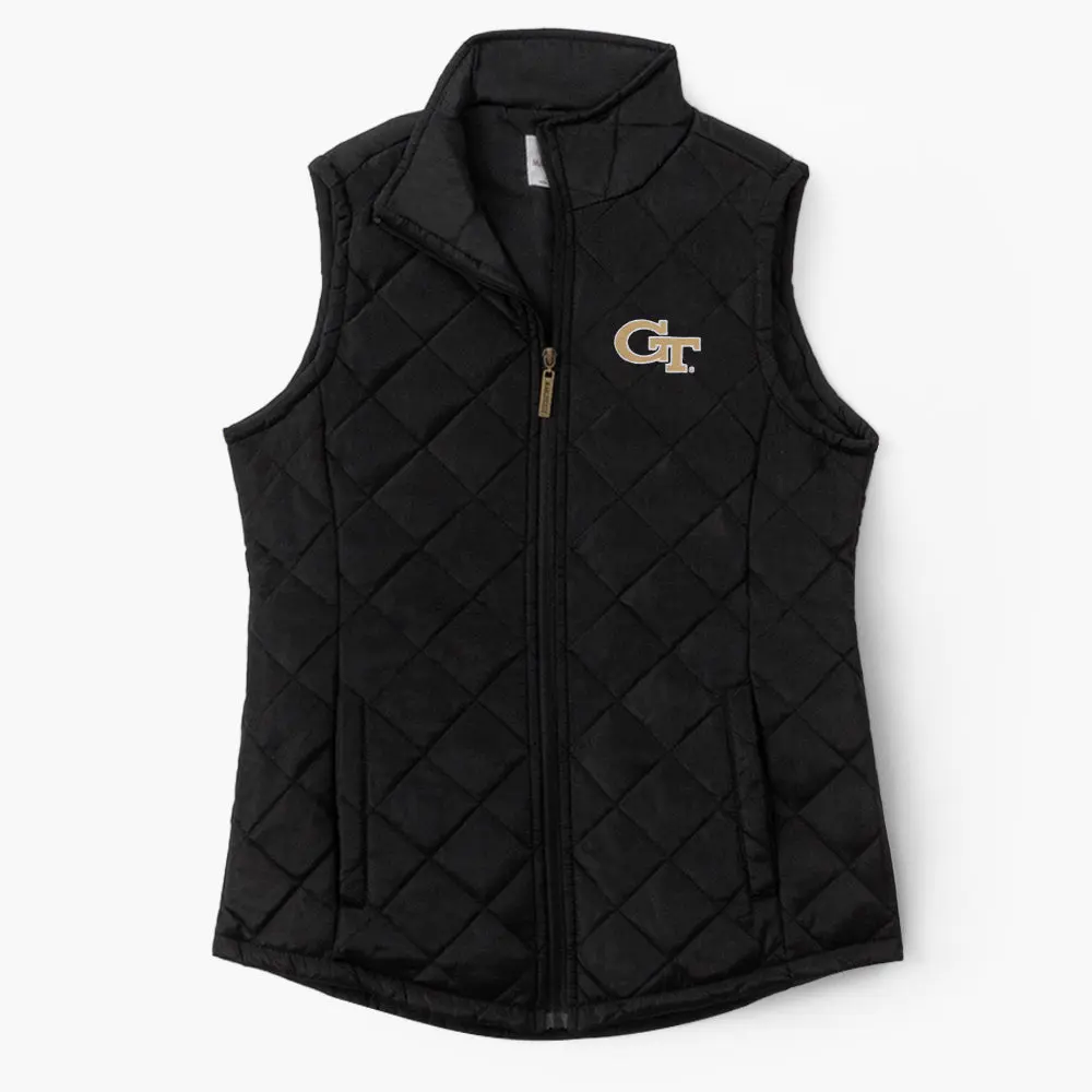 Georgia Tech Yellow Jackets Puffer Vest | Black