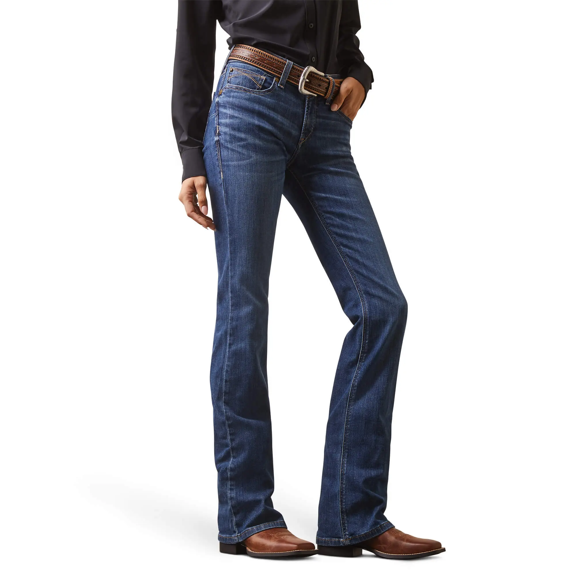 Women's R.E.A.L. Perfect Rise Leila Boot Cut Jeans