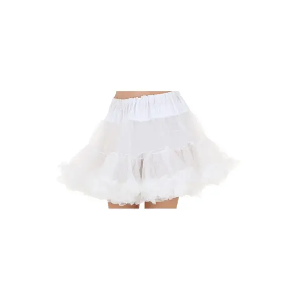Plus White Adult Petticoat
