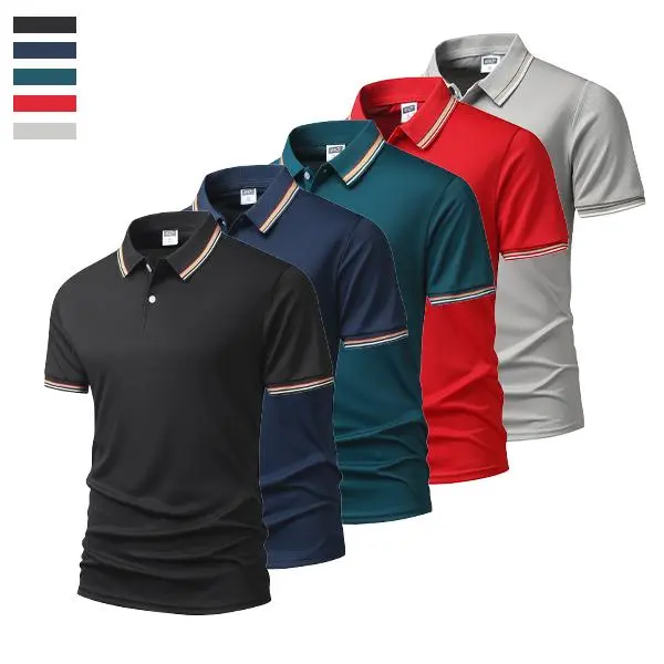 Black + Dark Blue + Peacock Blue + Red + Gray