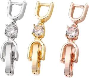 3 count Necklace Bracelet Extenders - //Rose  Plated  Rhinestone Foldover Clasp Set -  Making Extensions