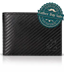 BULL GUARD Bifold Leather Wallet Slim Men's RFID Blocking Technology Premium Leather & Tight Stitching, Quick Access Design with Security and Style