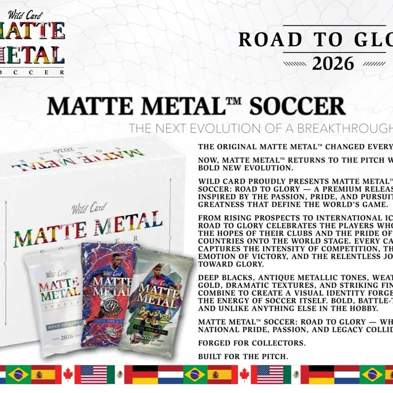 Wildcard 2026 Road to Glory Matte Metal Soccer