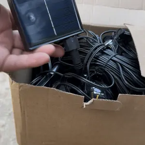 【GLEAM】100FT Solar Adaptive Lighting String Lights, Light Sensor-Activated, IR Remote Adjust Dimmable, Waterproof & Shatterproof, 8 Modes Dusk-to-Dawn, Home Decor for Patio, Ideal for Space Illumination, Solar Outdoor Lights, Patio Decor