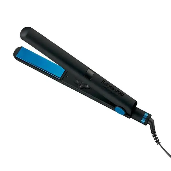 BaBylissPRO Nano Titanium Flat Iron Hair Straightener - Digital Styling Tool for Pro Salon Results, Suitable for All Hair Types