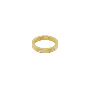 Waterproof Gold Diamond Ring Band