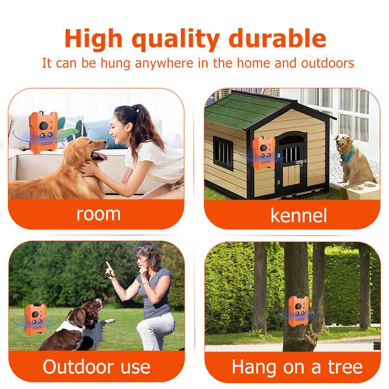 Ultrasonic Barking Stopper Anti-barking Dog Trainer Intelligent Barking Stopper Dog Trainer Automatic Barking Stopperopper Smart Automatic Bark Deterrent, Pet Training Tool, Suitable for All Breeds