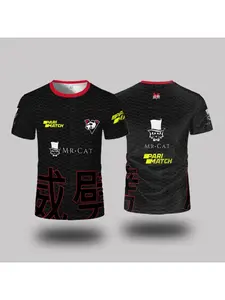 Virtus.Pro e-sports club uniforms, breathable unisex T-shirts, casual crew neck summer wear for outdoor sports