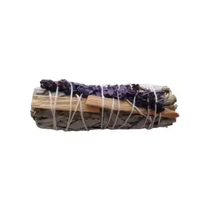 2 smudge sticks for $12. Chateau Bleue White Sage, Palo Santo, and Lavender Smudge Stick for Cleansing, Purifying, and Positive Energy - Aroma Therapy Tool