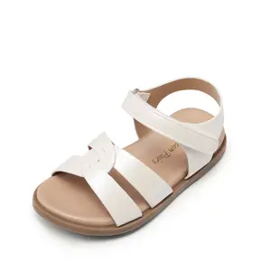 DREAM PAIRS Cute Fashion Girly Kids' Girls' Ankle-Strap Strappy Flat Sandals
